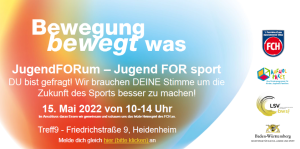 JugendFORum – Jugend FOR sports
